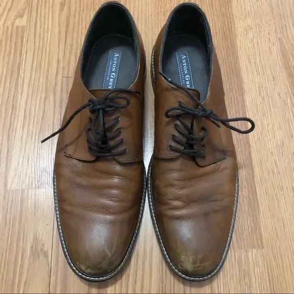 Aston Grey Shoes | Mens Size 13 Aston Grey Collection Orlando Brown Leather Dress Shoes | Color: Brown | Size: 13 | Angtorch's Closet